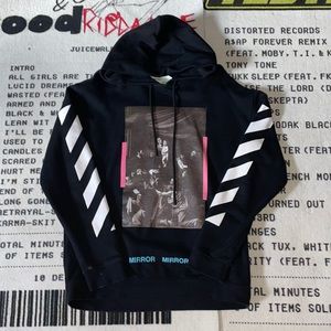 Off White Caravaggio Print Hoodie